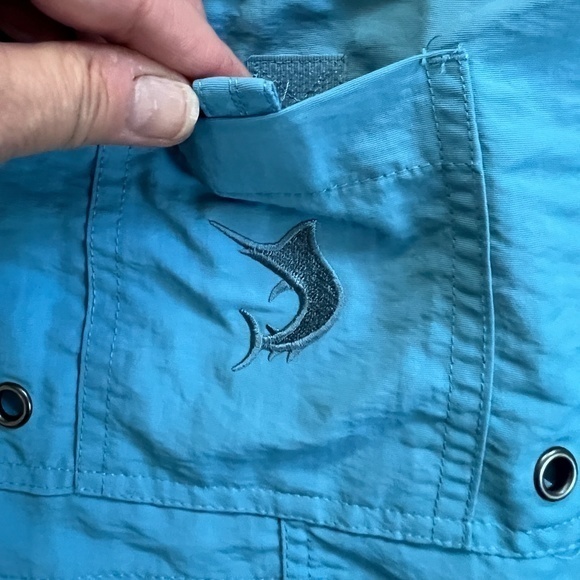 Reel Legends Performance Outfitters Blue Cargo Shorts Sz.‎ 2XL - Picture 6 of 10